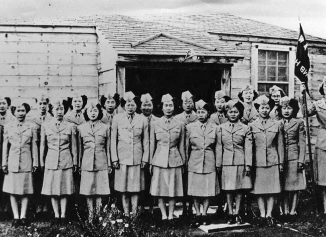 Squadron of Nisei Women's Army Corps, circa 1941-1945