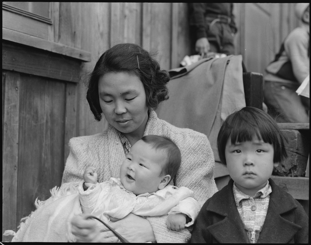 Japanese American Mothers During WWII image