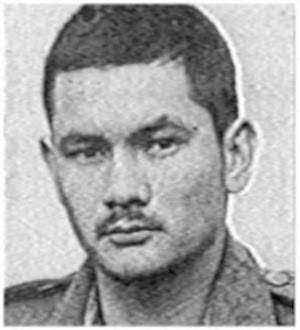 Army portrait of Frank Fujita.