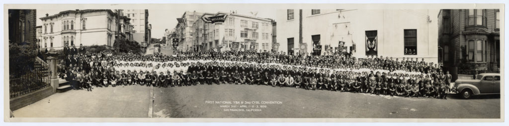  The 1st National Young Buddhist Association and 3rd California Young Buddhist League convention in San Francisco in 1939. 
