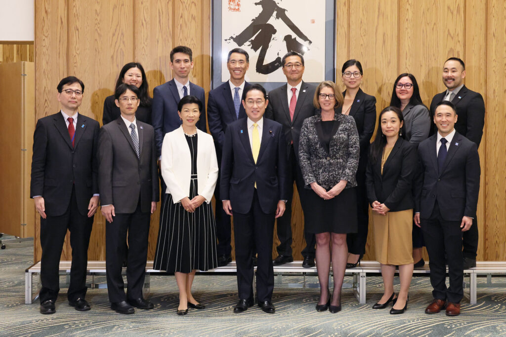 The 2024 Japanese American Leadership Delegation with Prime Minister Fumio Kishida.