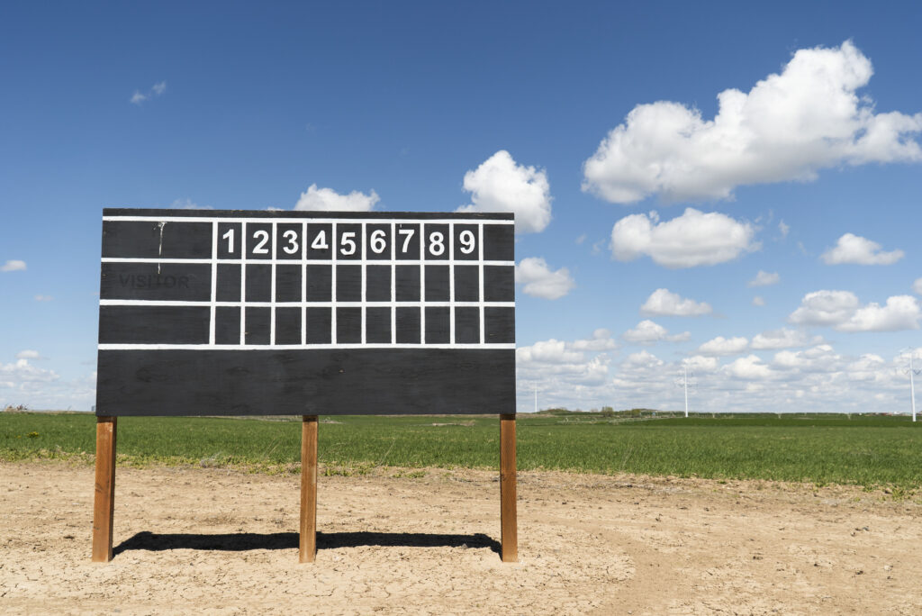 Score Board, 2019. National Park Service Photo / Stan Honda.