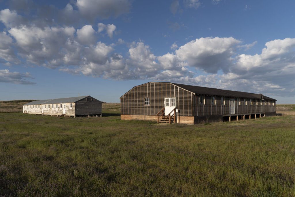 Block 22 Barrack and mess Hall, 2019. National Park Service Photo / Stan Honda.