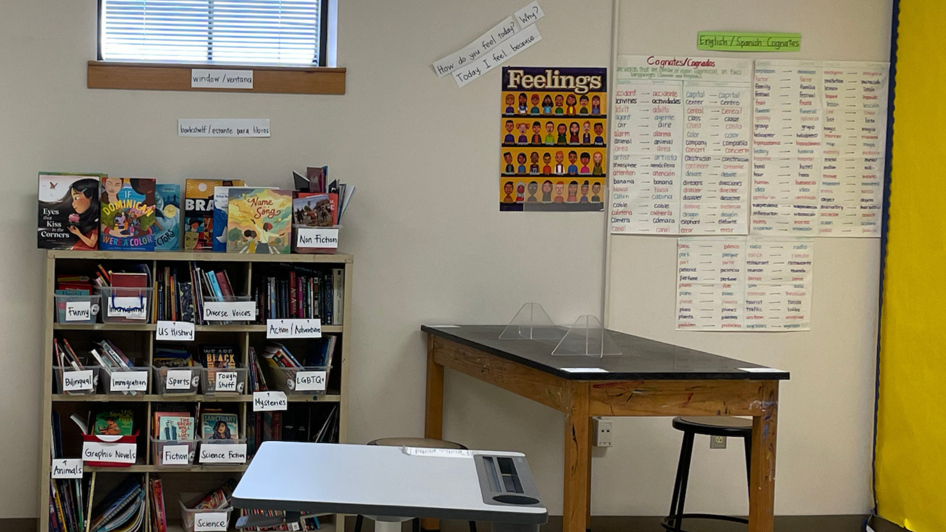 Courtney's classroom. Right half.